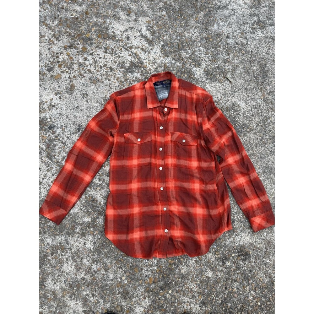 Gap Pendleton Shirt Men’s Size Small Red  Plaid Gap Long Sleeve Button Down.